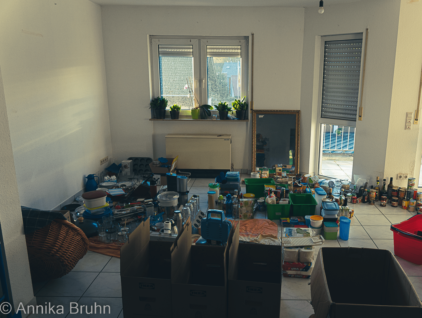 Ob die Küchen Sachen in Karl passen